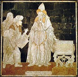 Hermes Trismegistus, floor mosaic in the Cathedral of Siena