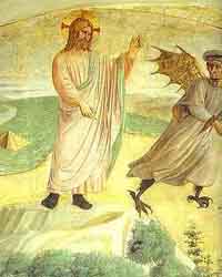 Temptation of Christ by Fra Angelico