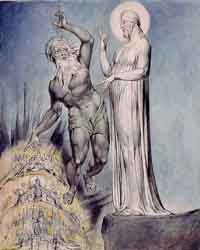 Second  Temptation <br>by William Blake