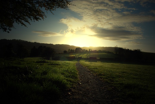 Sunrise at Hawkshead